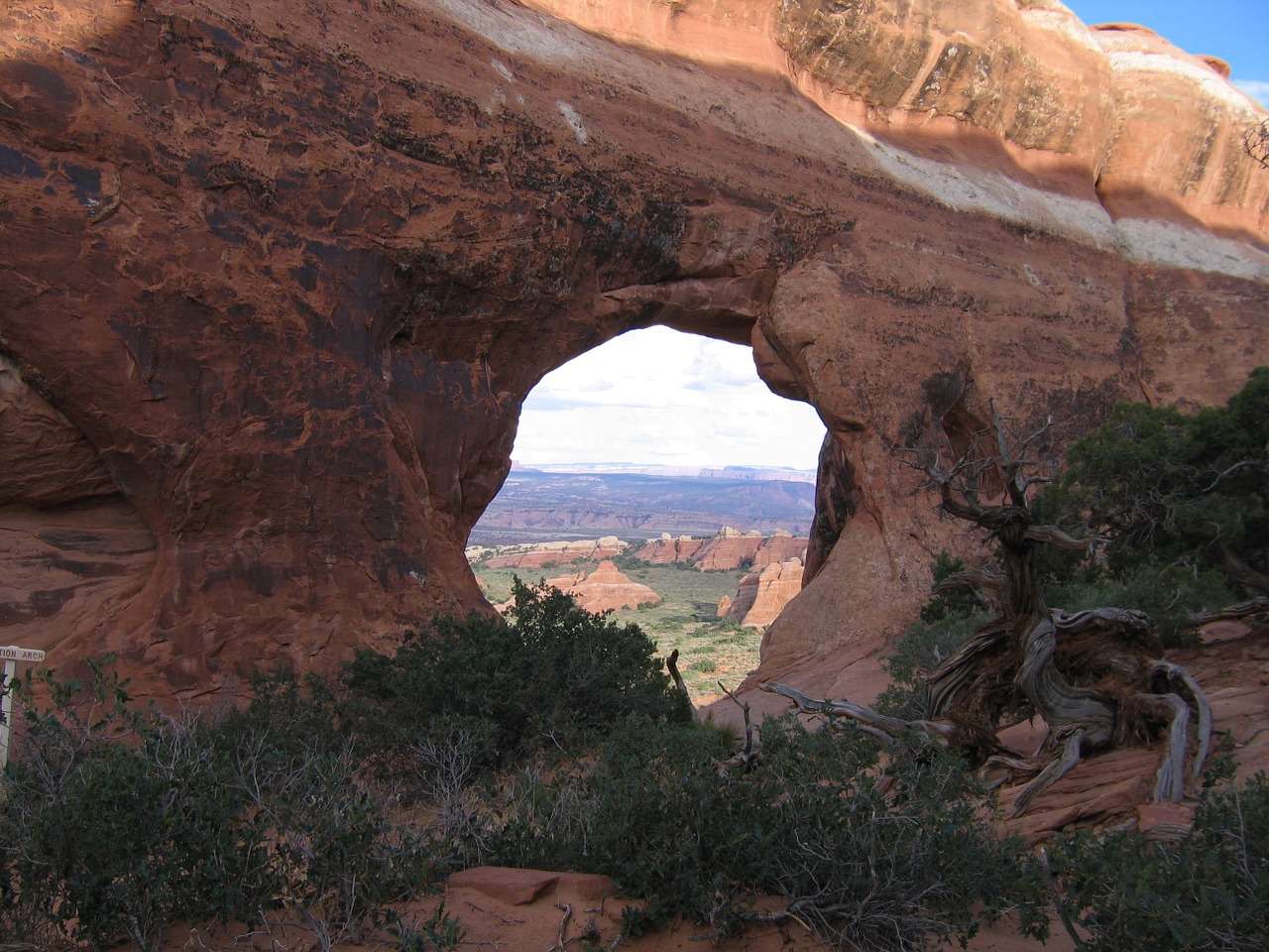 hole rock arches national park free photo