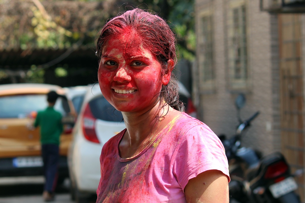 holi  joy  colours free photo