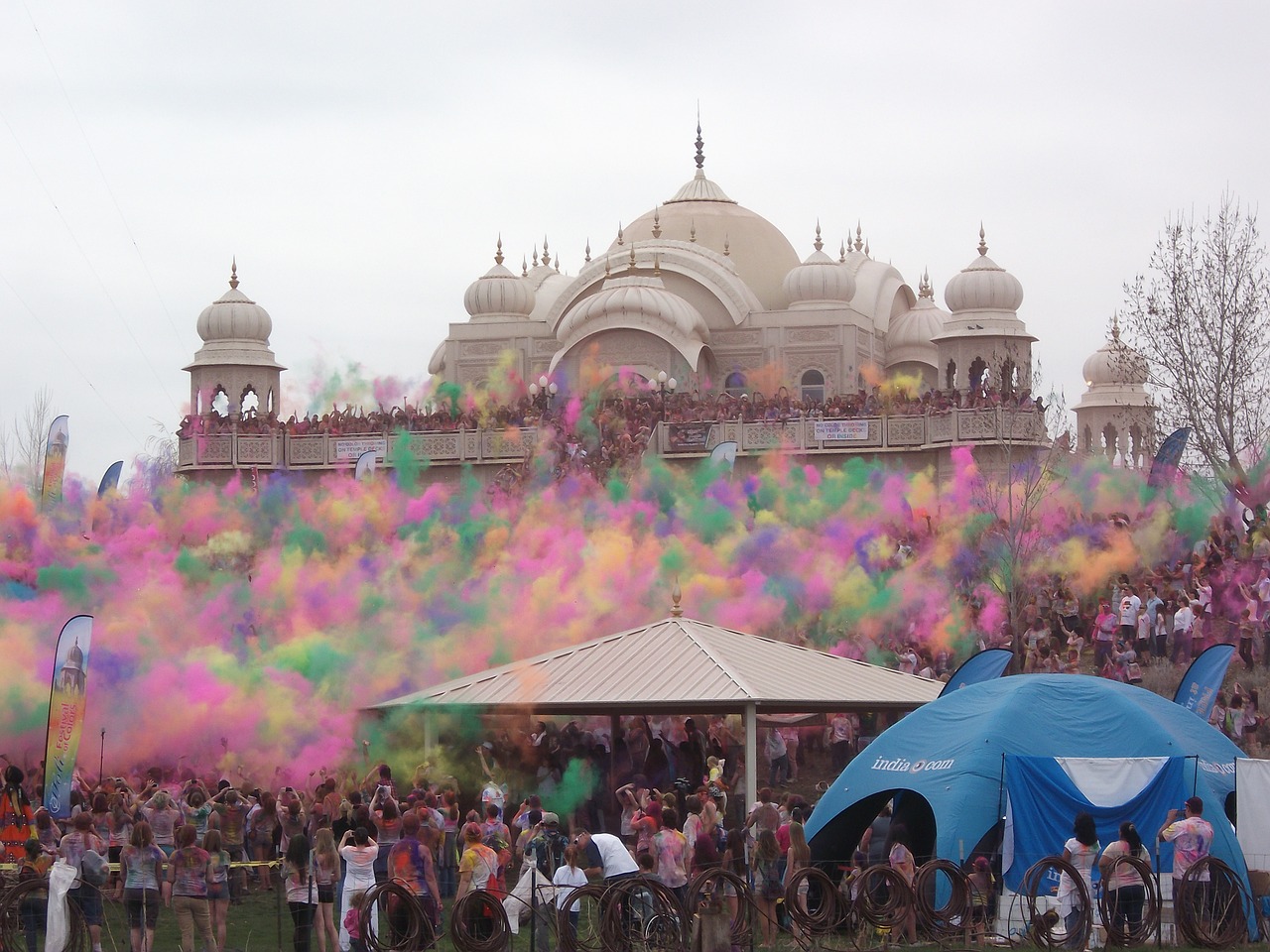 holi indian color free photo