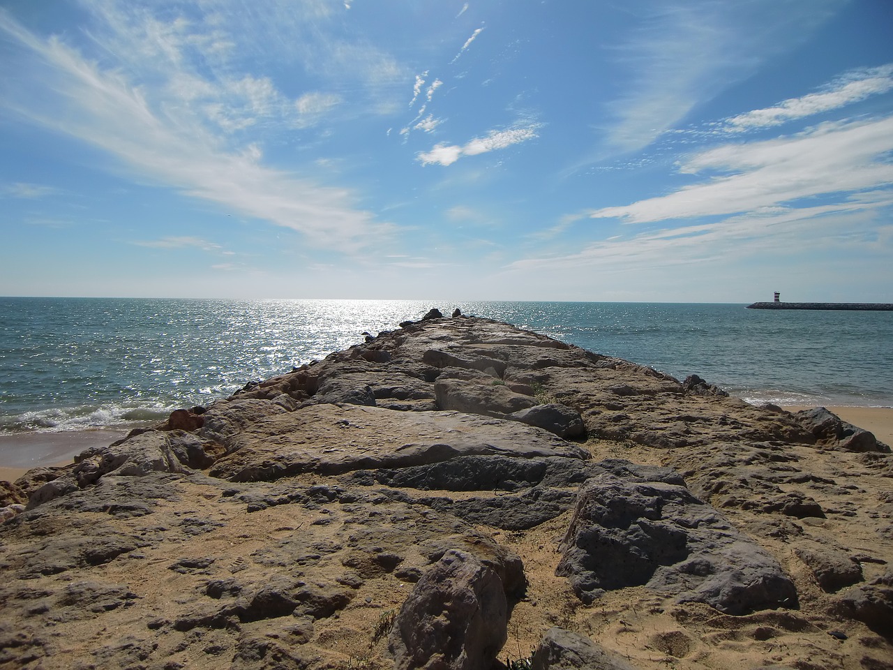 holiday beach portugal free photo