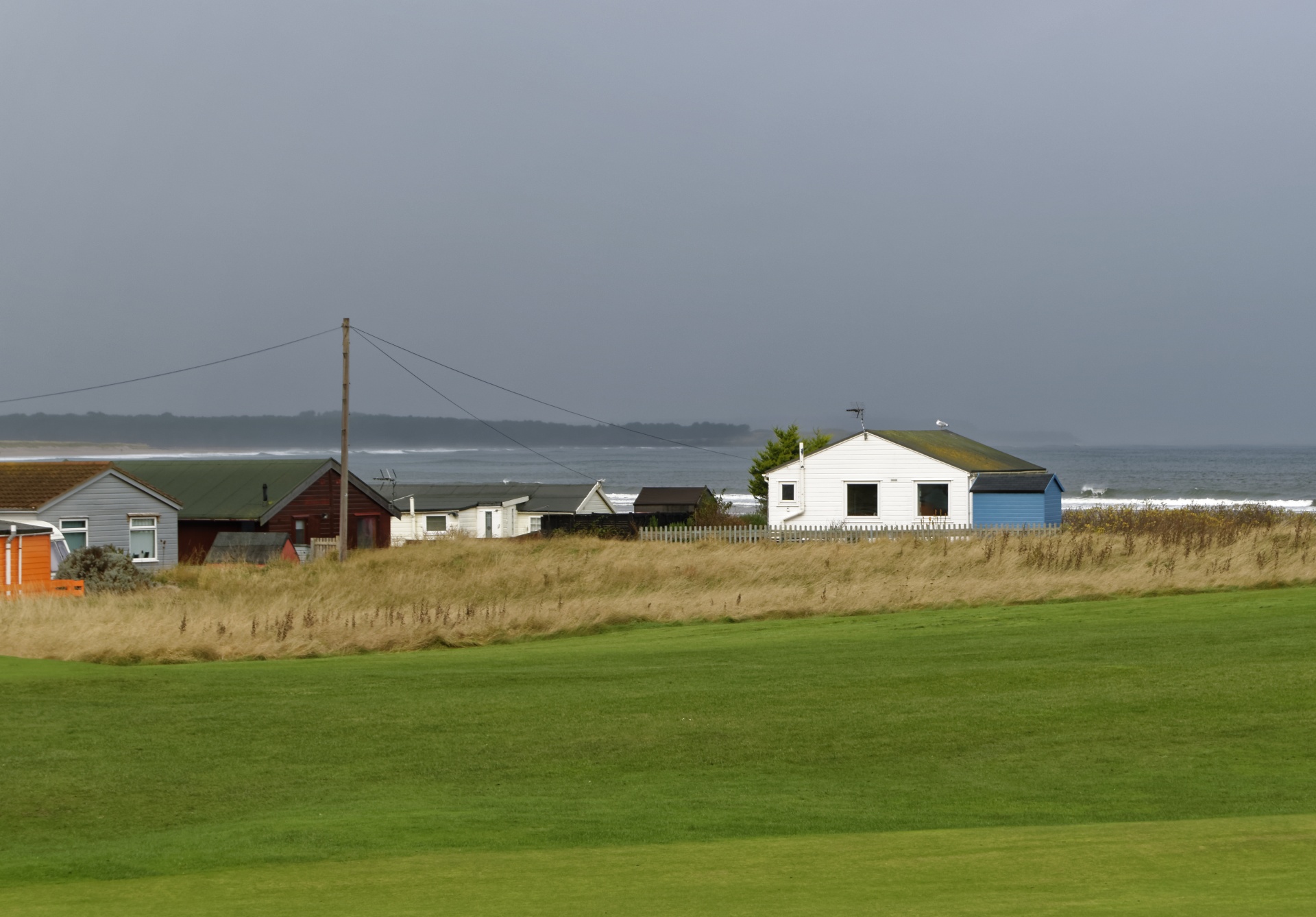 landscape sea view chalets free photo