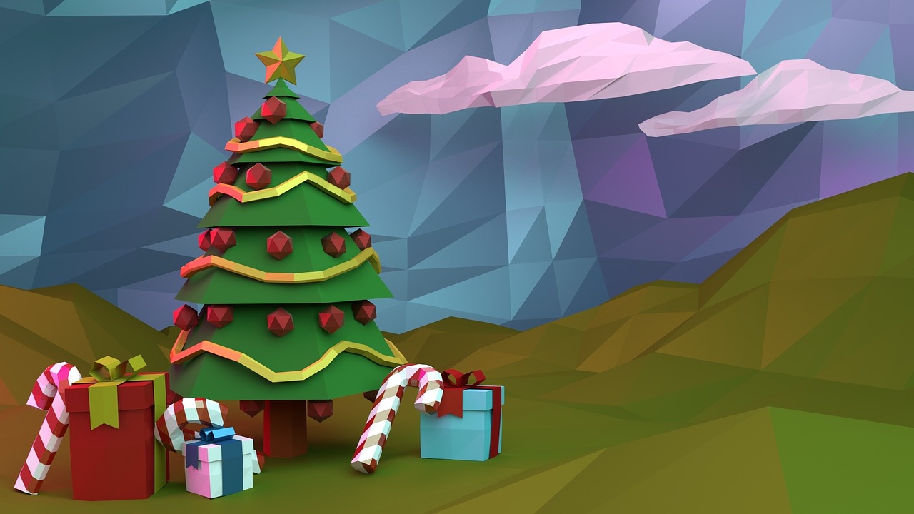 holidays 3d christmas free photo