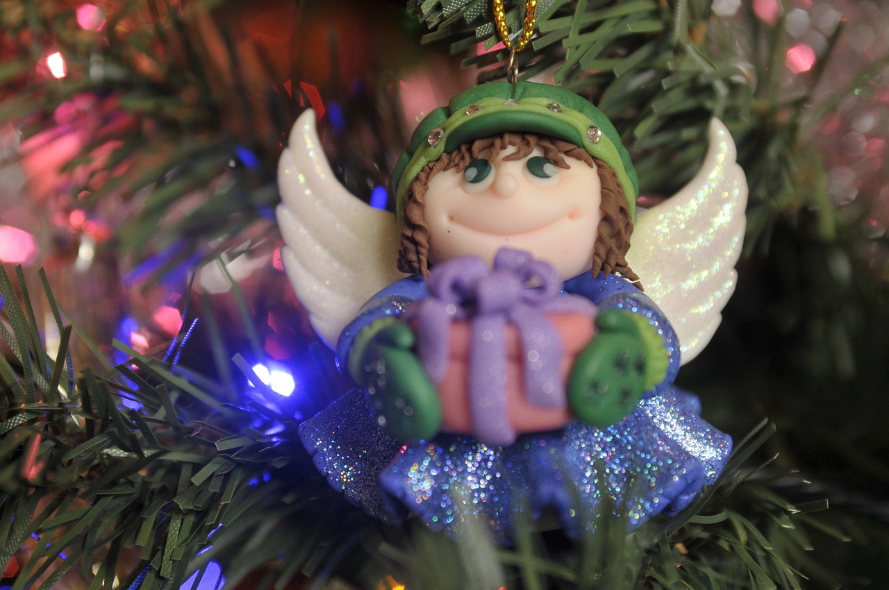 holidays  angel  christmas tree free photo