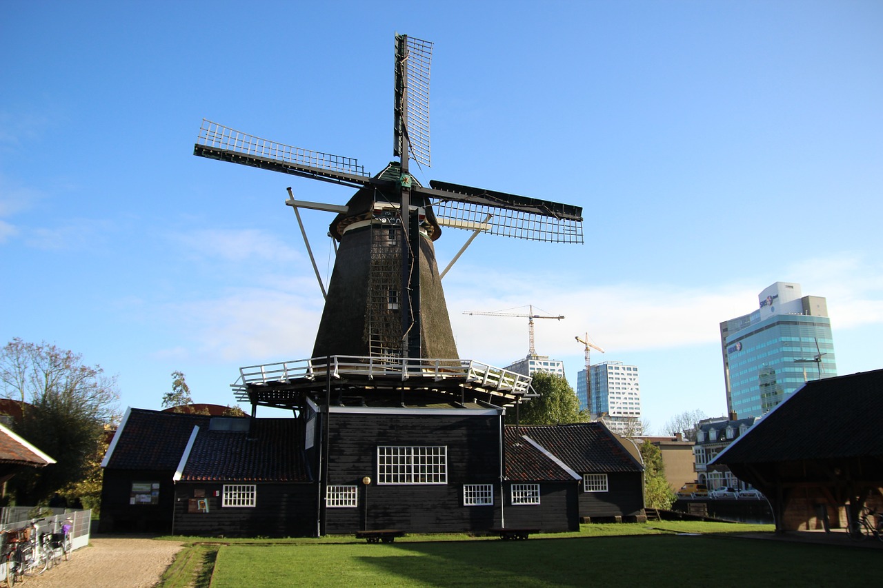 holland mill windmill free photo