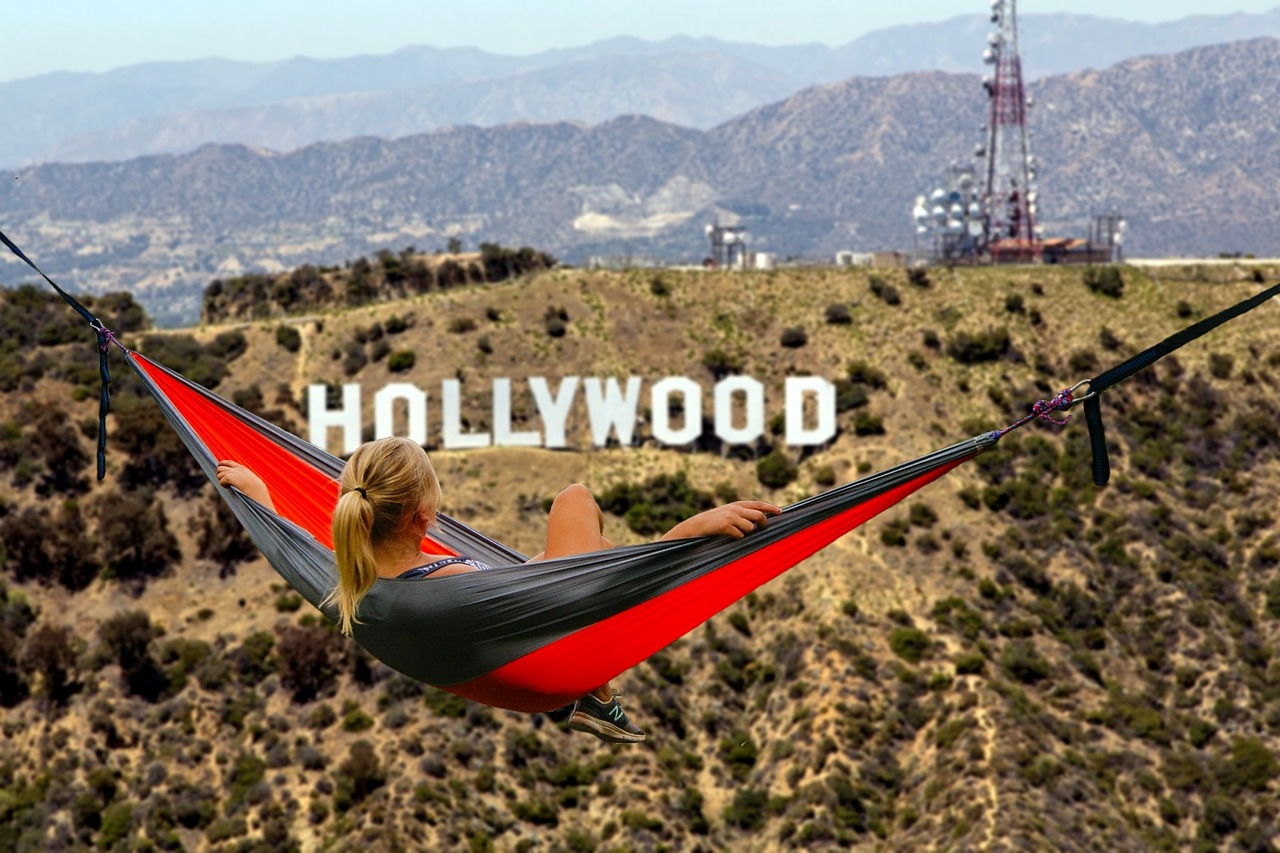 hollywood girl hammock free photo