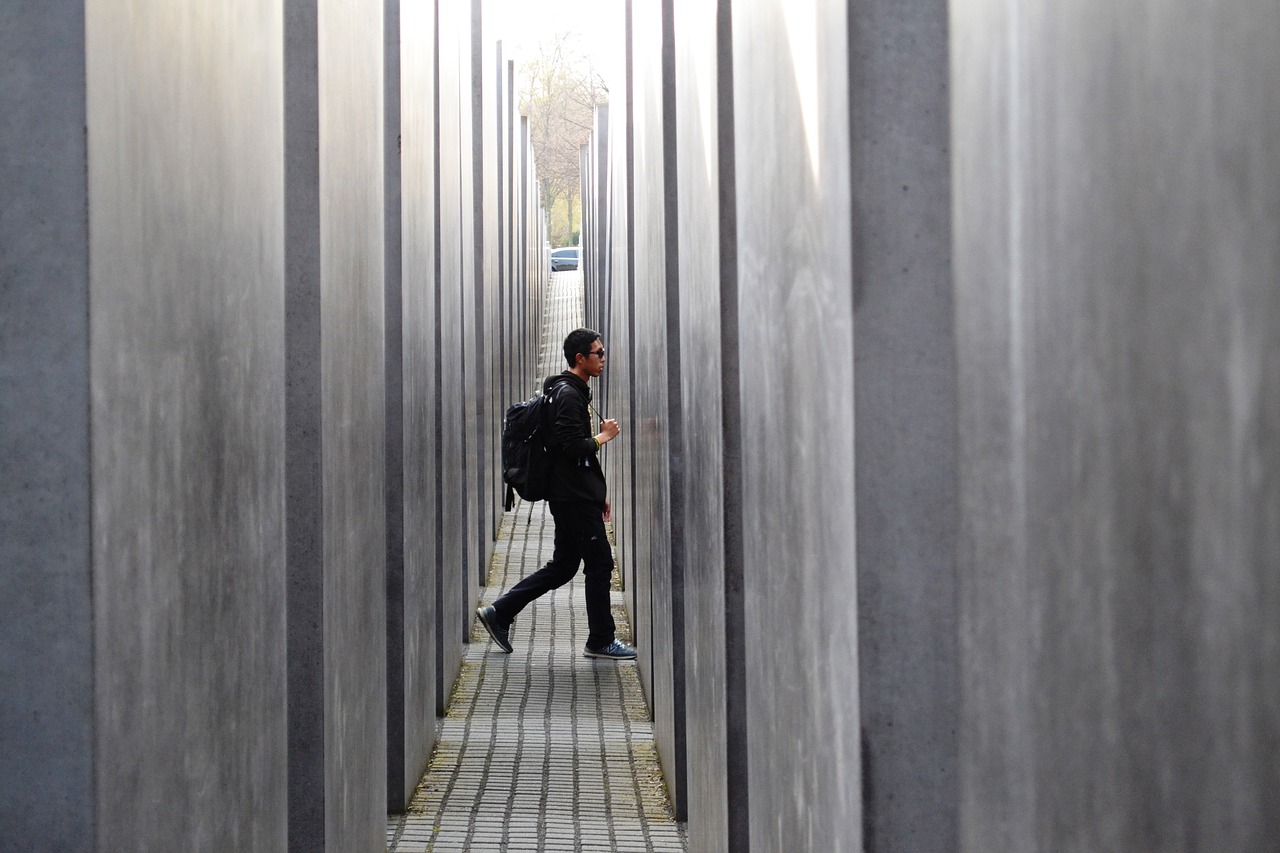 holocaust memorial berlin monument free photo