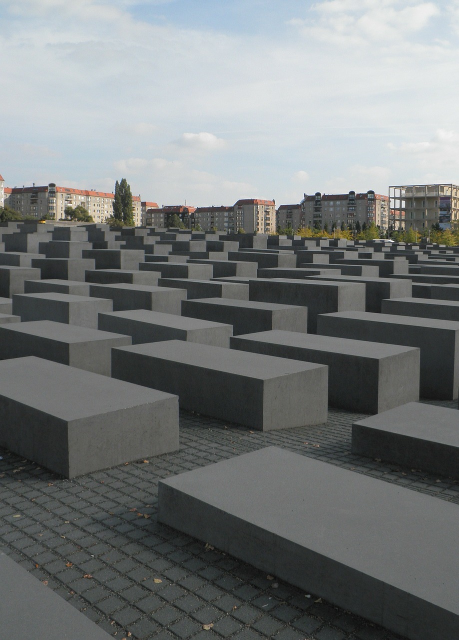 holocaust memorial berlin commemorative monument free photo