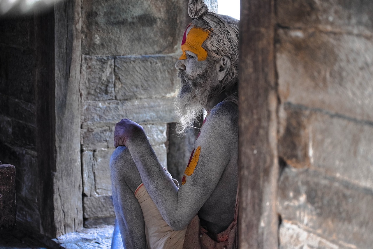 holy man nepal hindu free photo