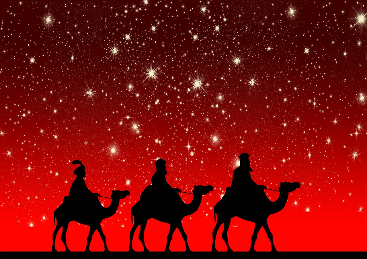 holy three kings camels ride free photo