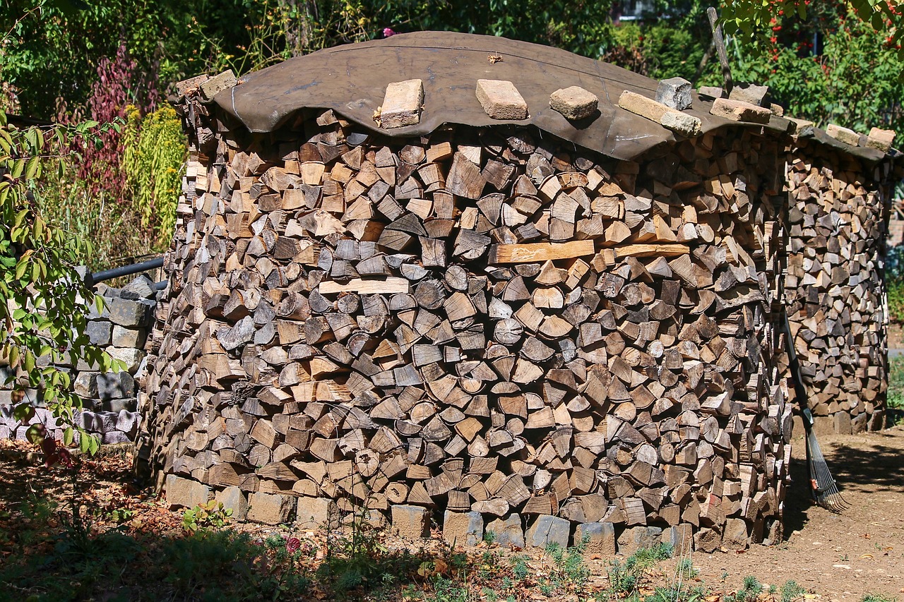 holzstapel  firewood  wood free photo