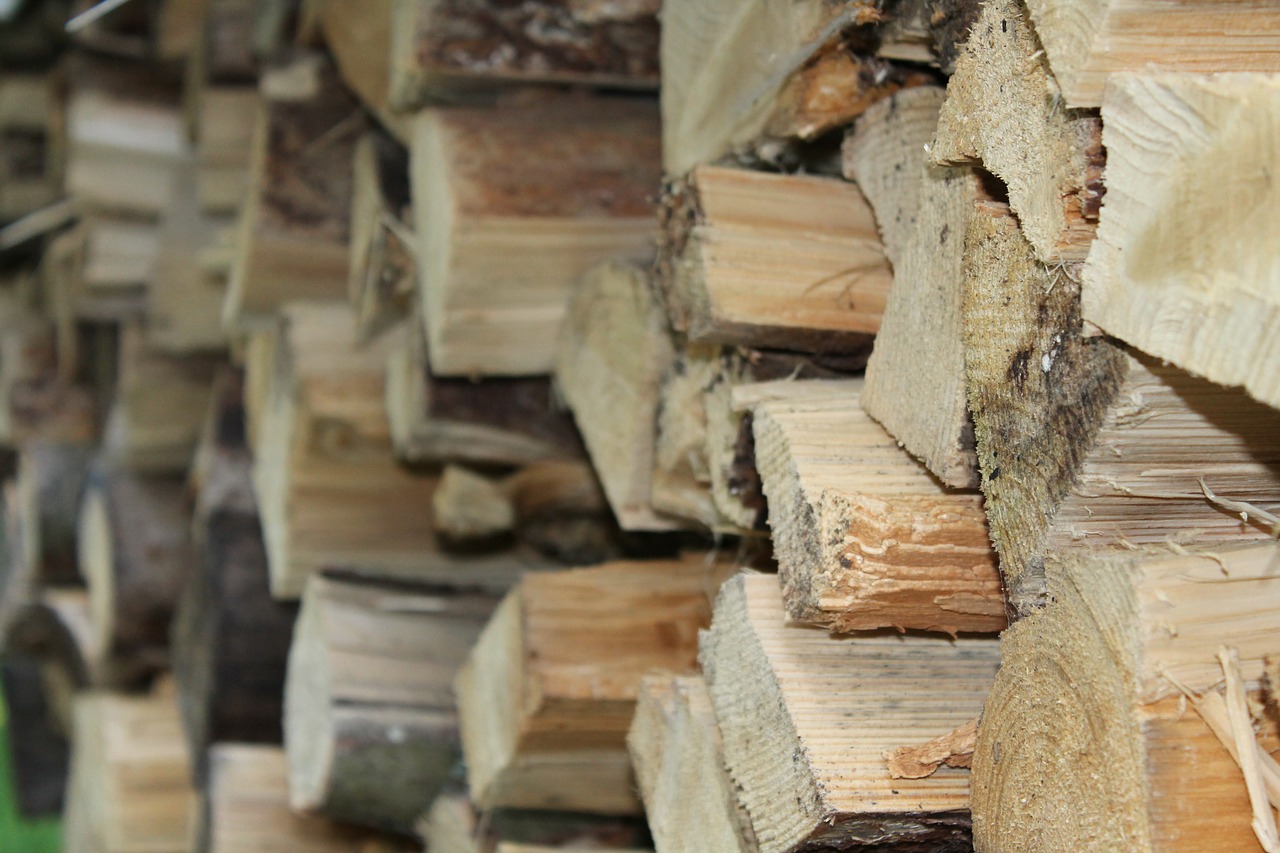 holzstapel wood firewood free photo