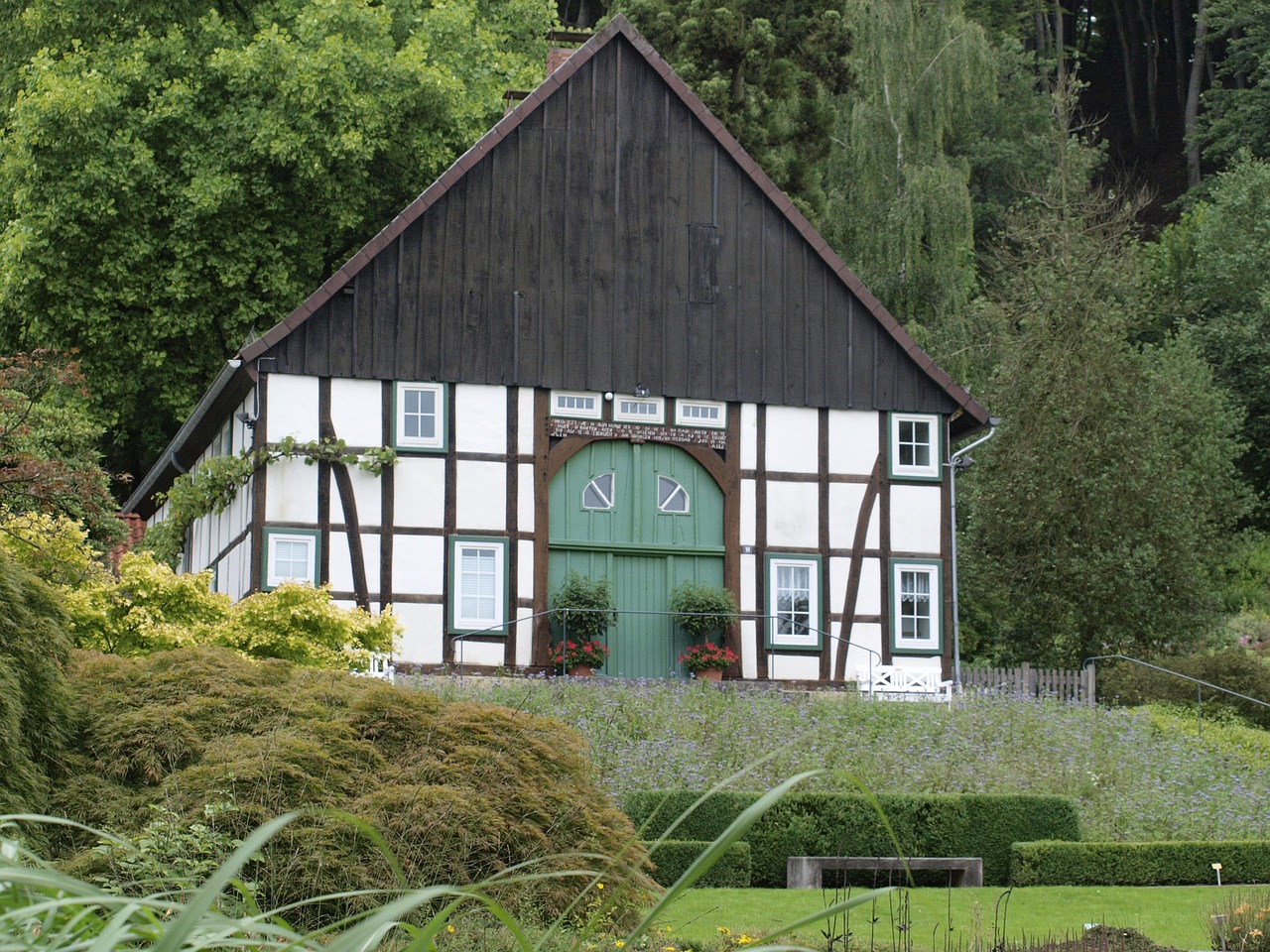 home truss fachwerkhaus free photo