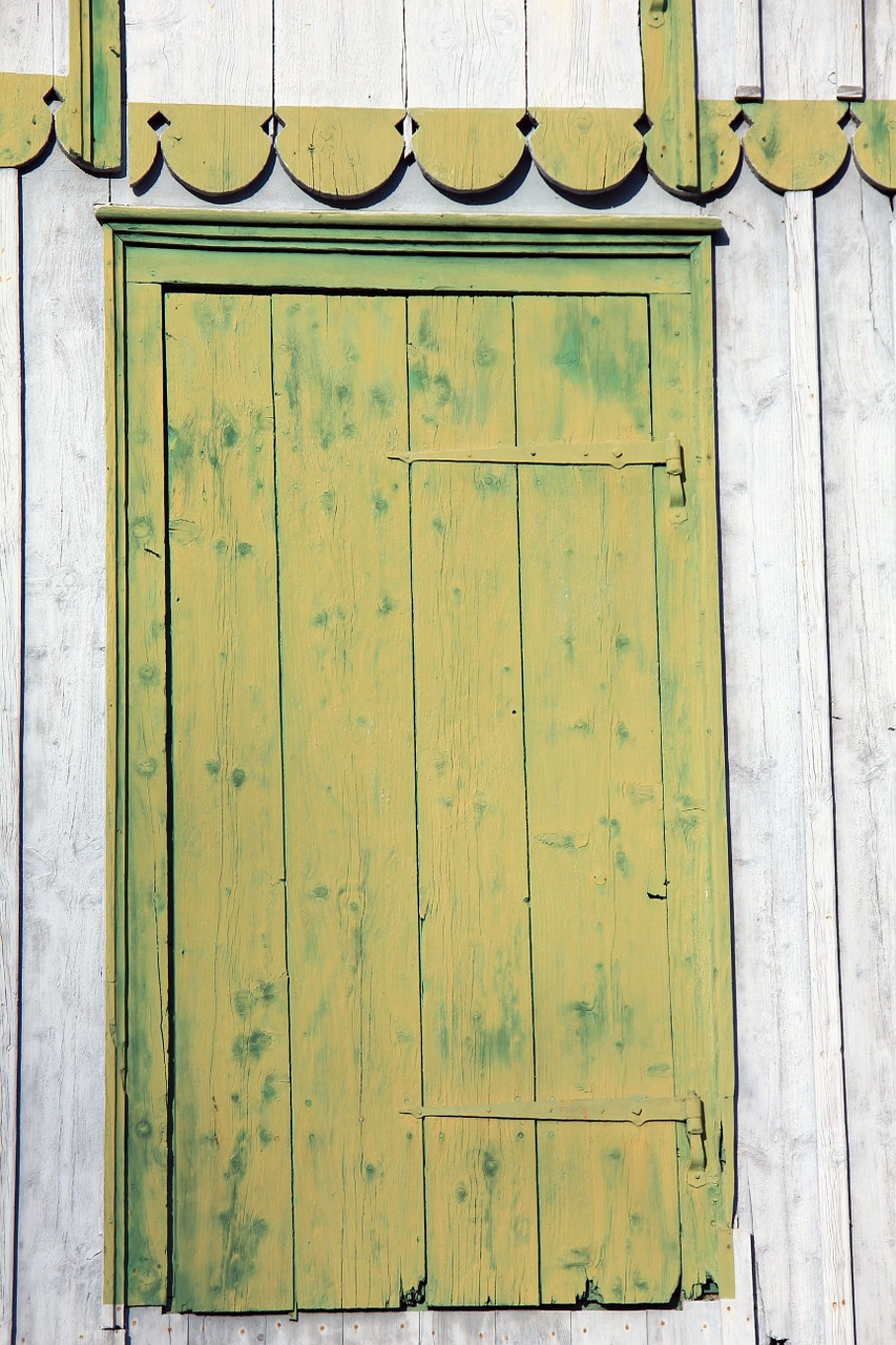 home door green free photo