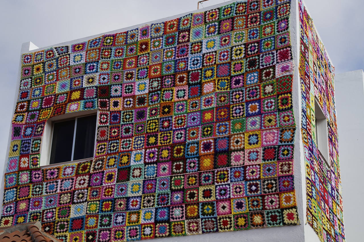 home crochet patchwork free photo