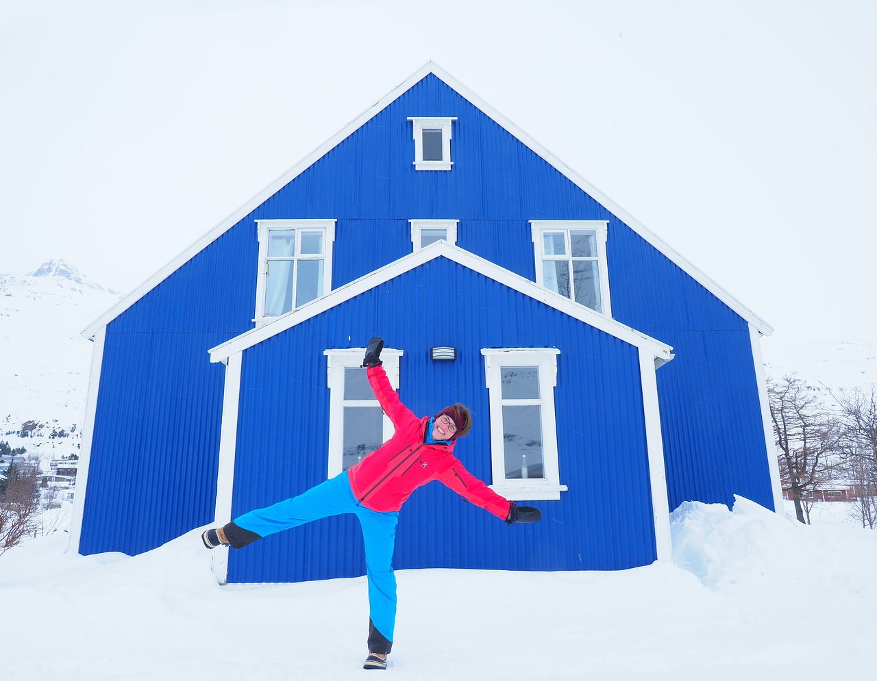 home blue colorful free photo
