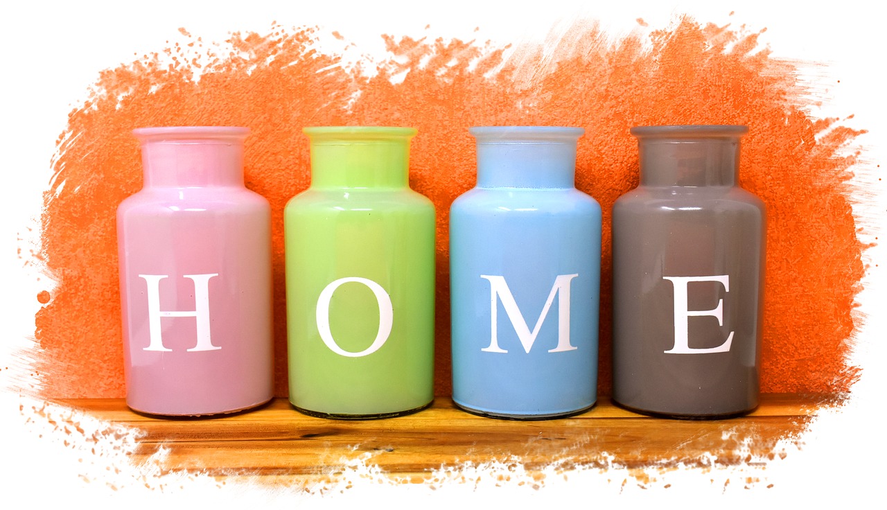 home  at home  vases free photo