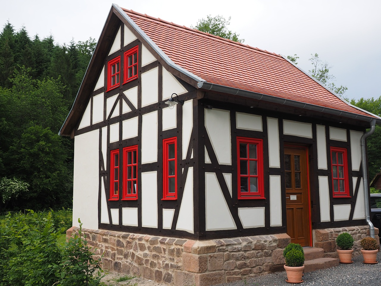 home fachwerkhaus truss free photo