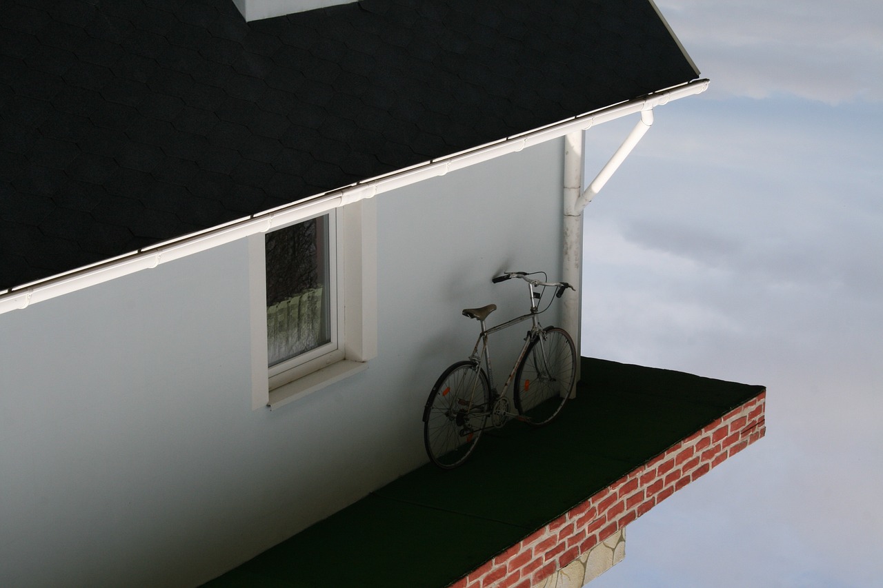 home bike roof free photo