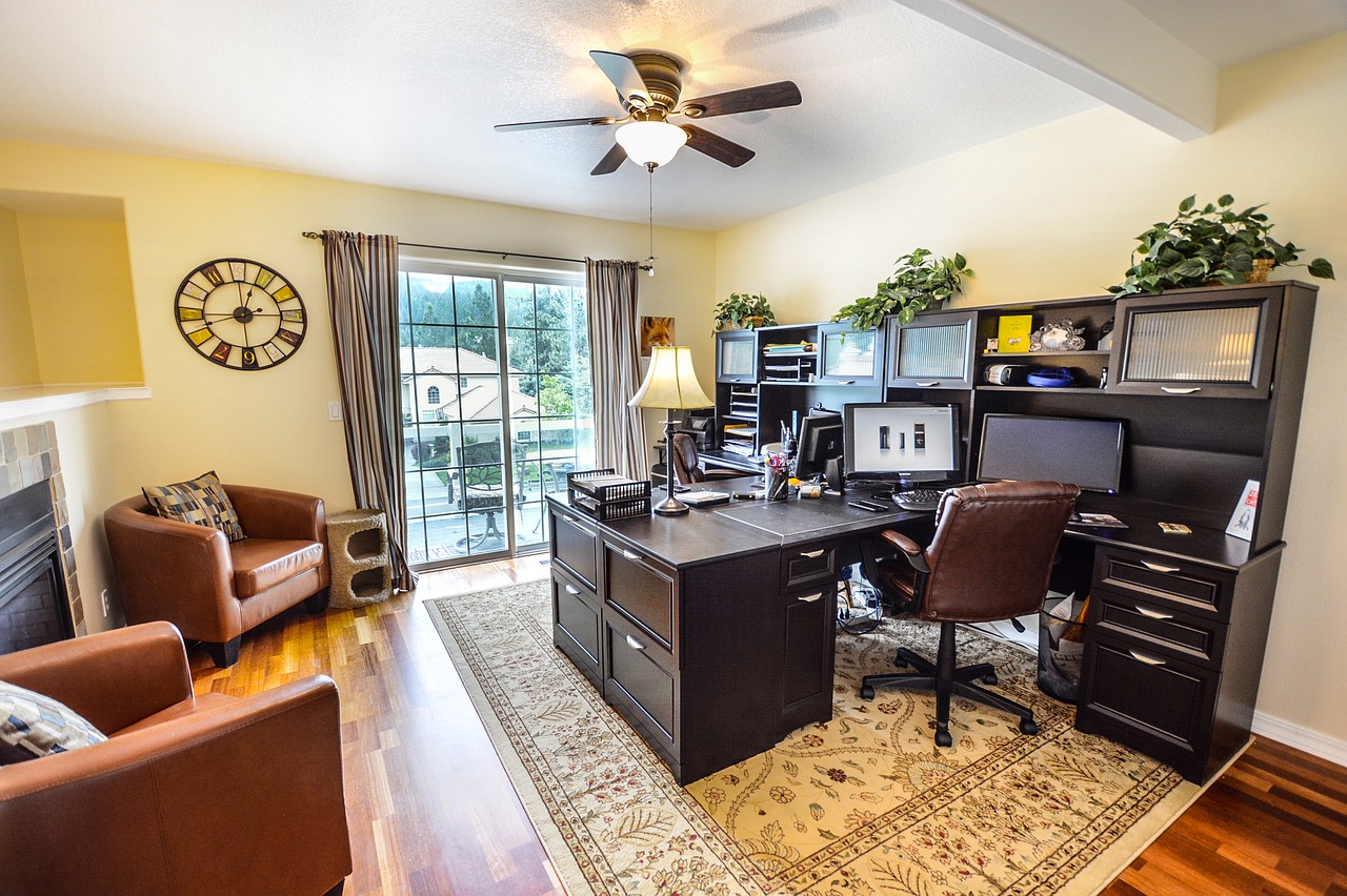 home office residence residential free photo