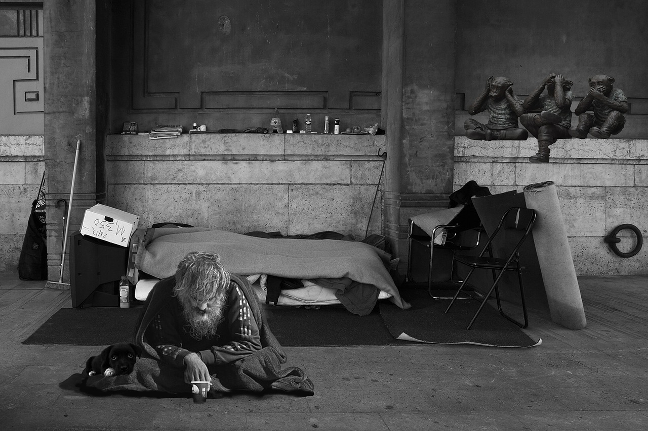 homeless man beggars homeless free photo
