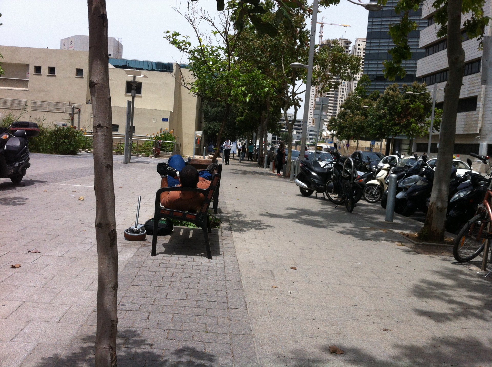 homeless bench homeless on bench free photo