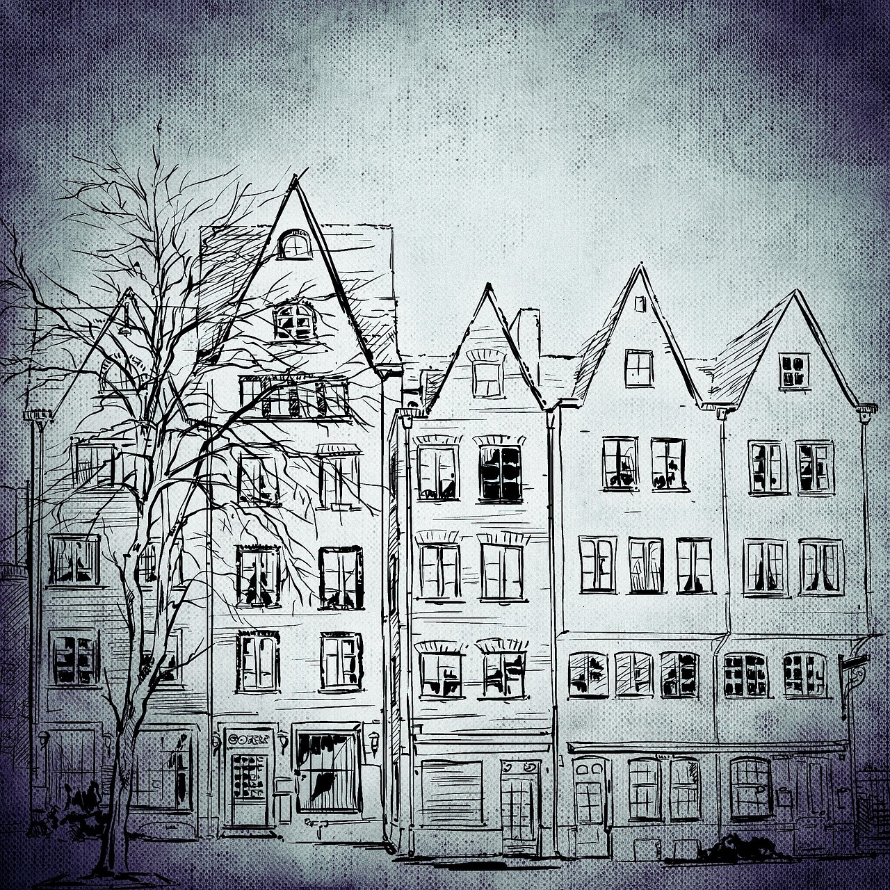 homes architecture drawing free photo