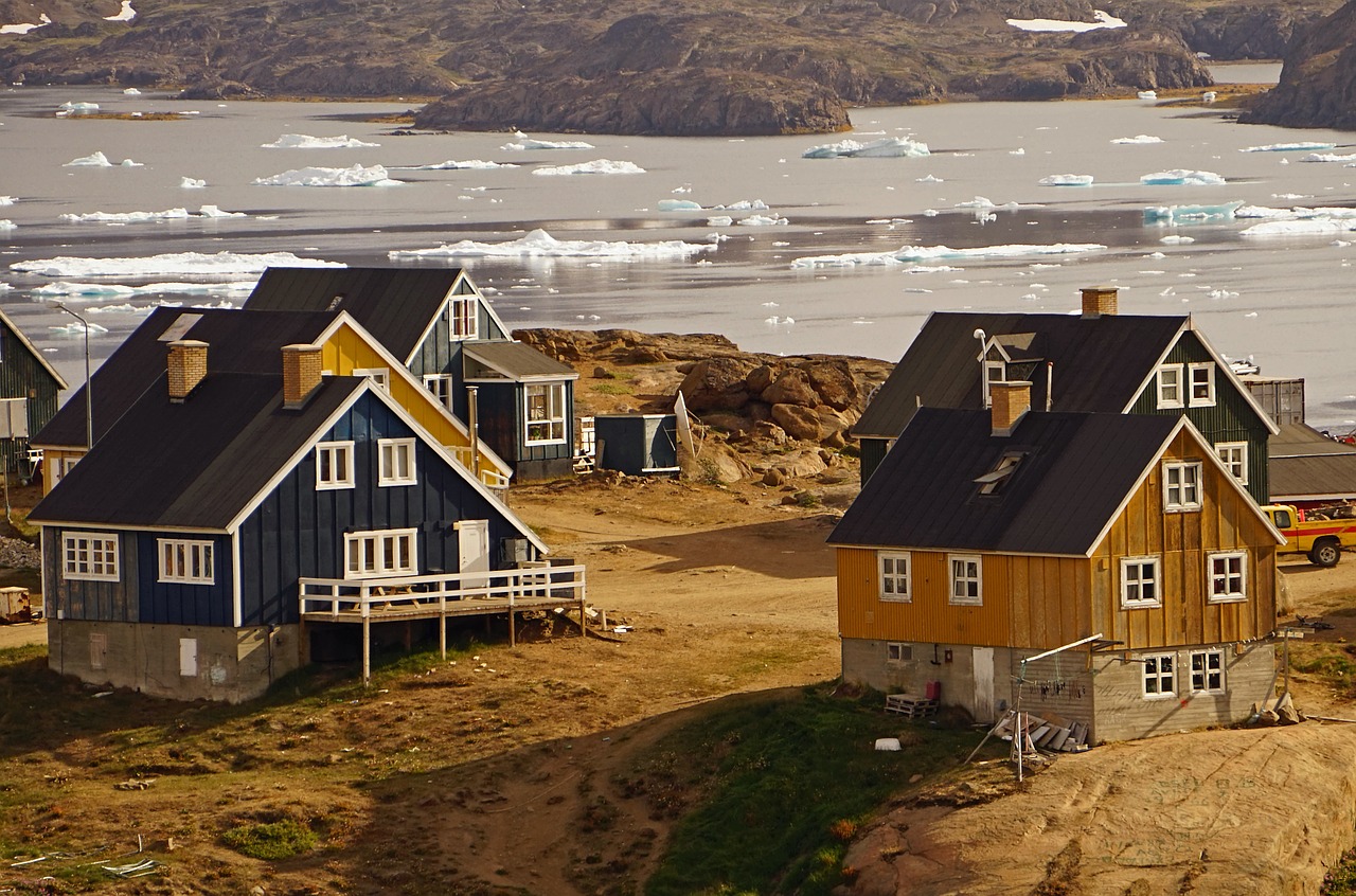 homes colorful village free photo