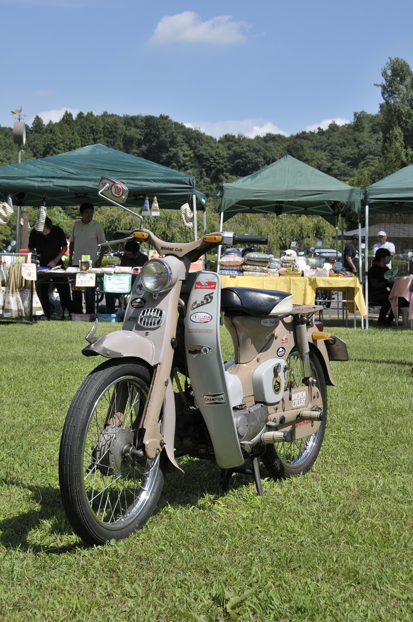 honda  supercub  motorcycle free photo