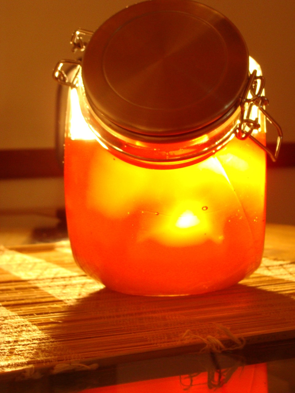 honey bottle light free photo