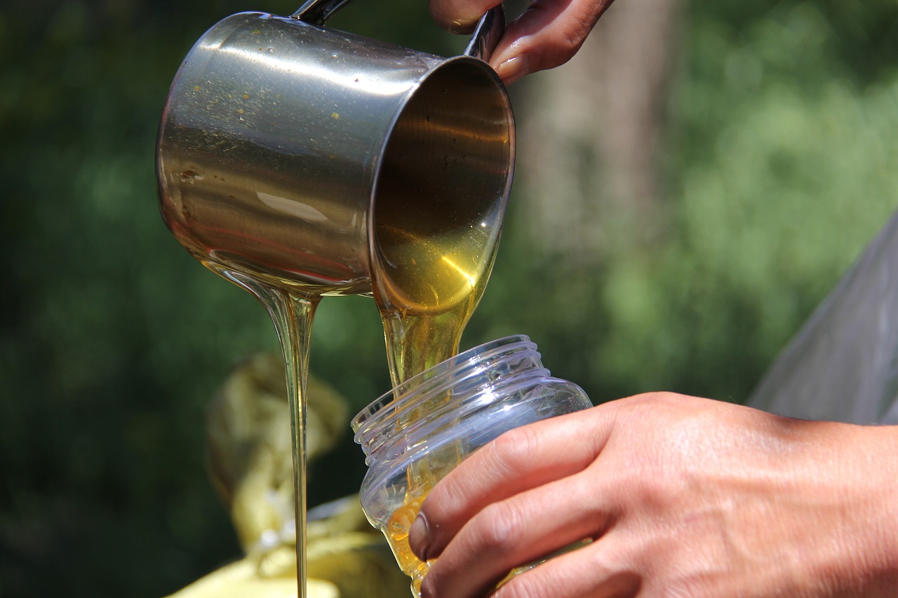 honey cup beekeepers free photo