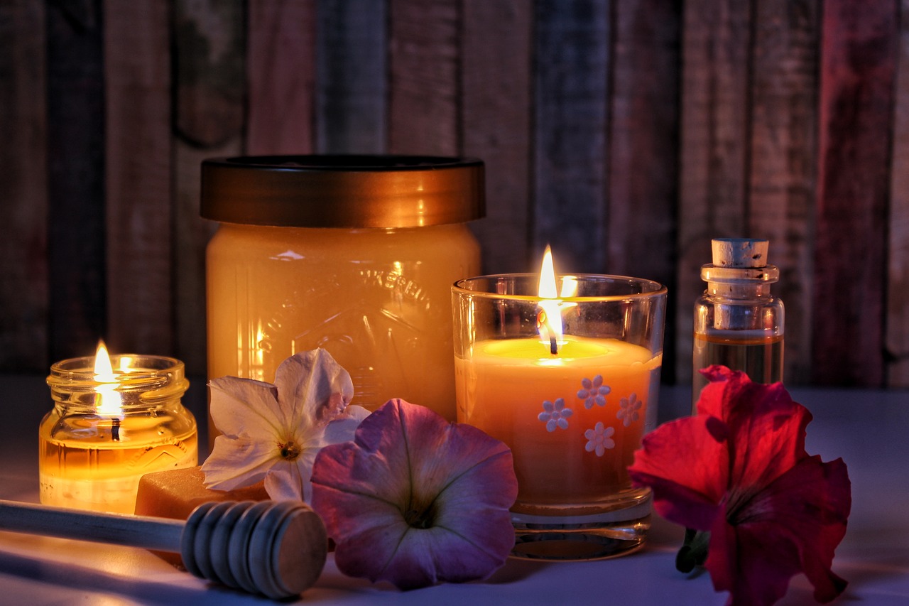 honey  beeswax  beeswax candle free photo
