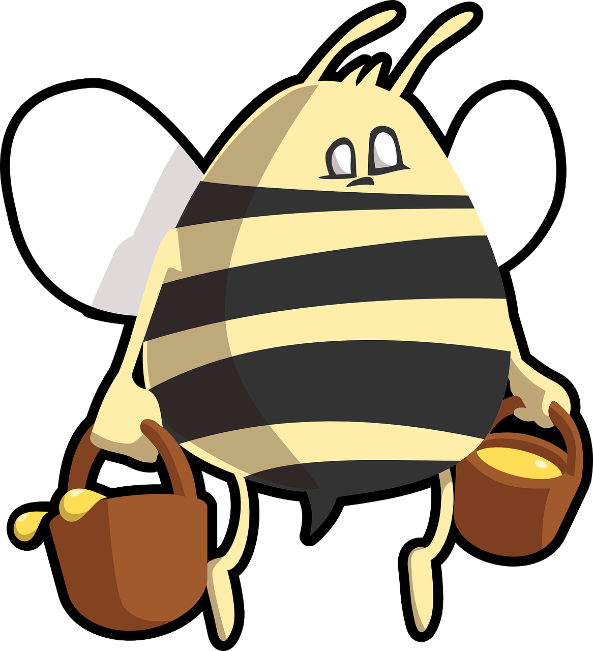 honeybee bumblebee honeypot free photo