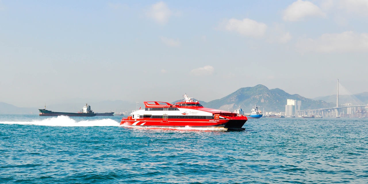 hong kong ship boat free photo