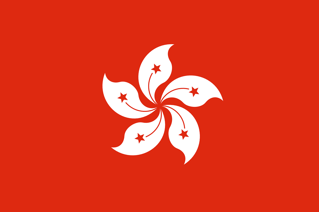 hong kong flag national flag free photo