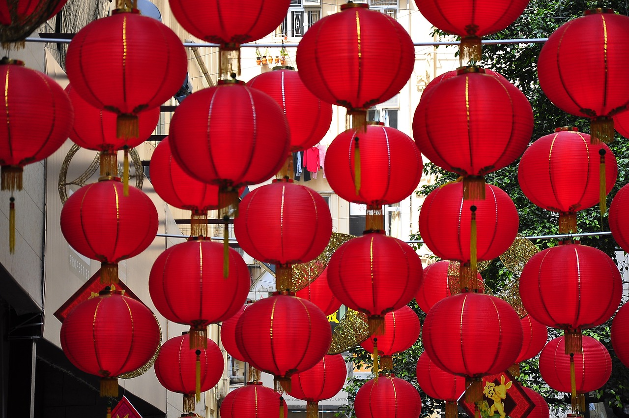 hong kong lantern day free photo