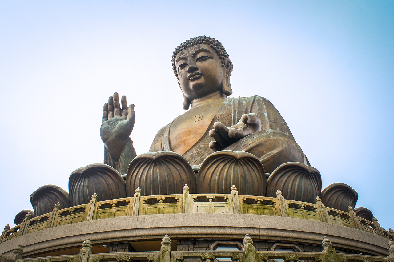 hong kong lantau island buddha free photo