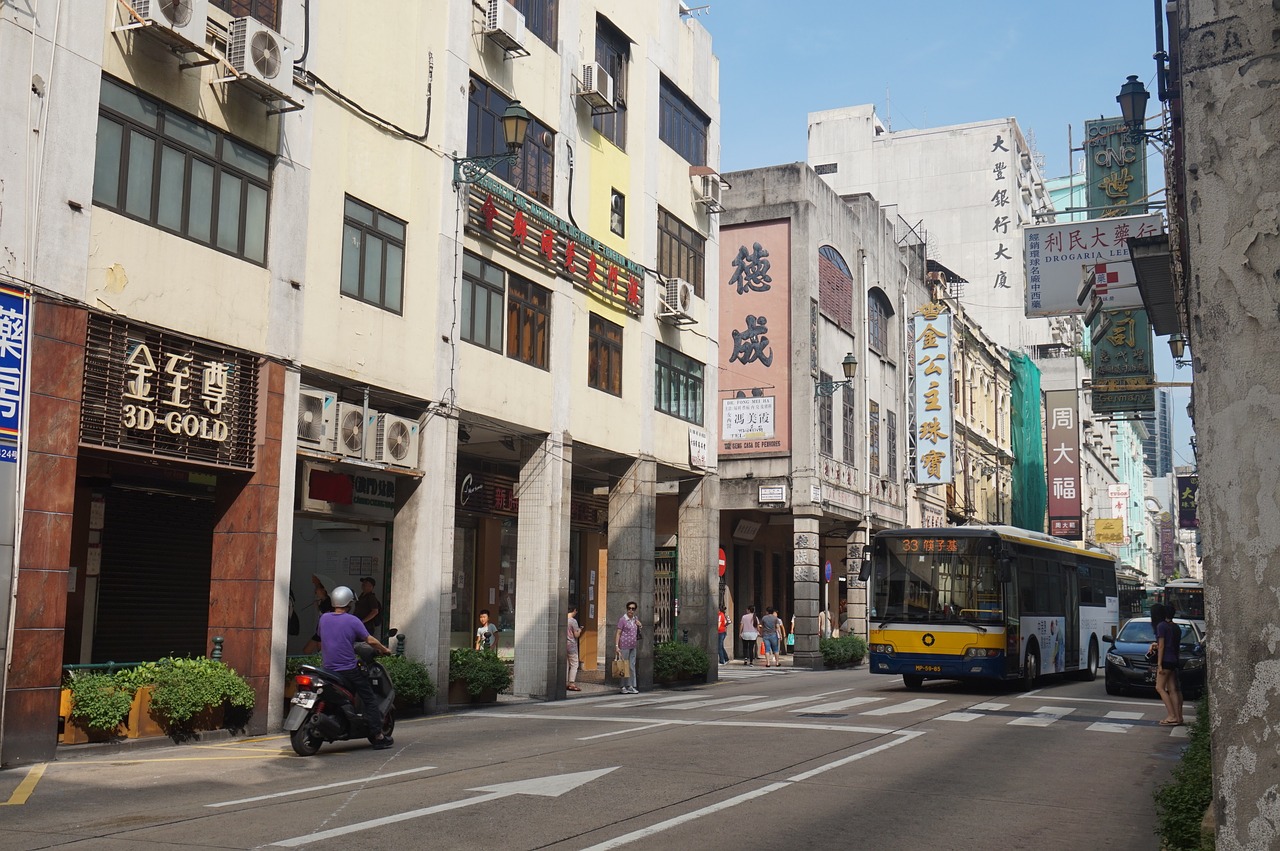 hong kong  street  vintage free photo