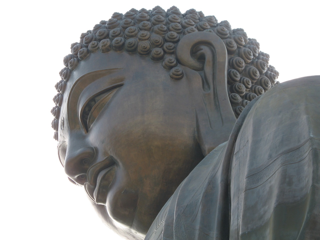 hong kong  buddha  statue free photo