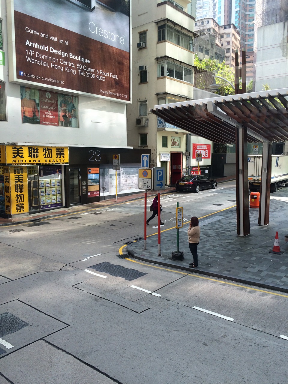 hong kong street view building free photo