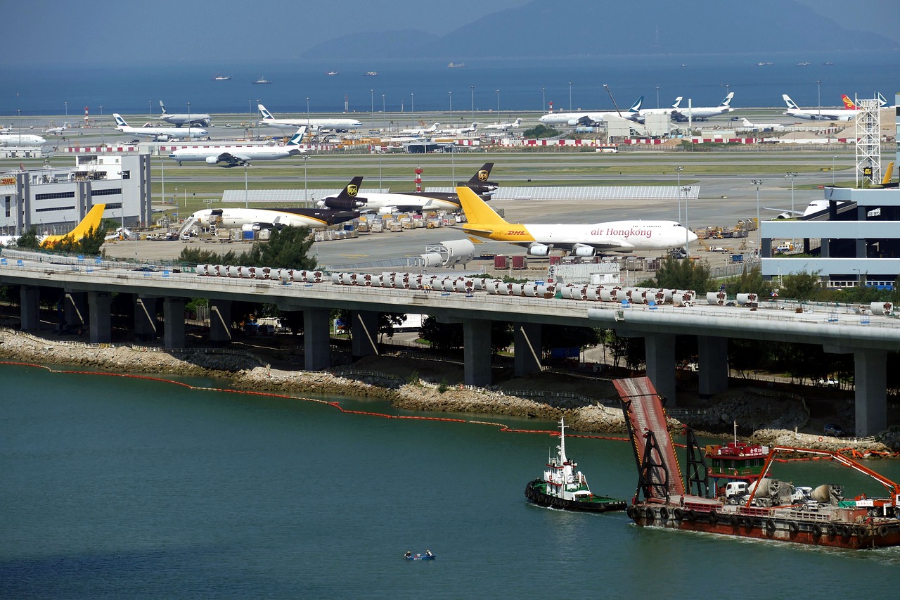 hong kong airport airport china free photo