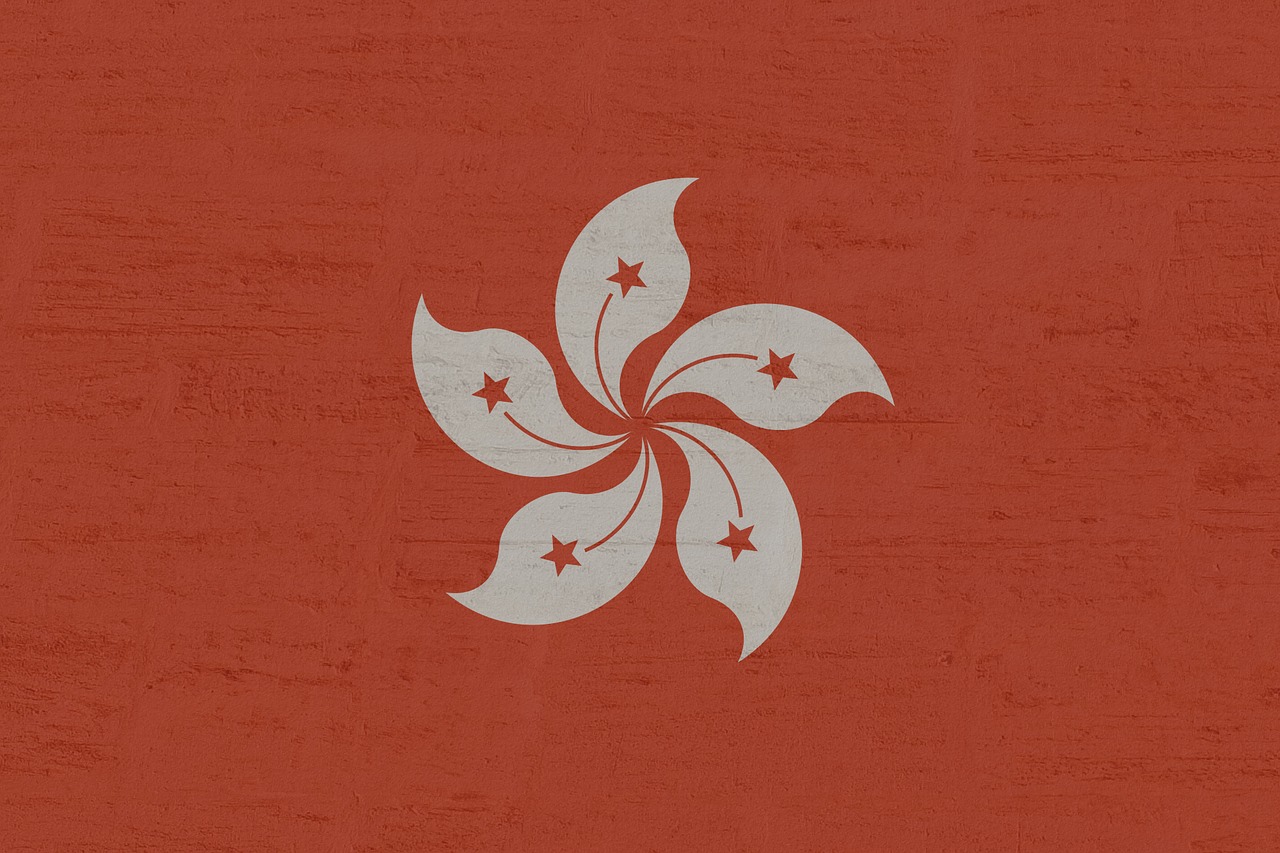 hong kong flag flag symbol free photo