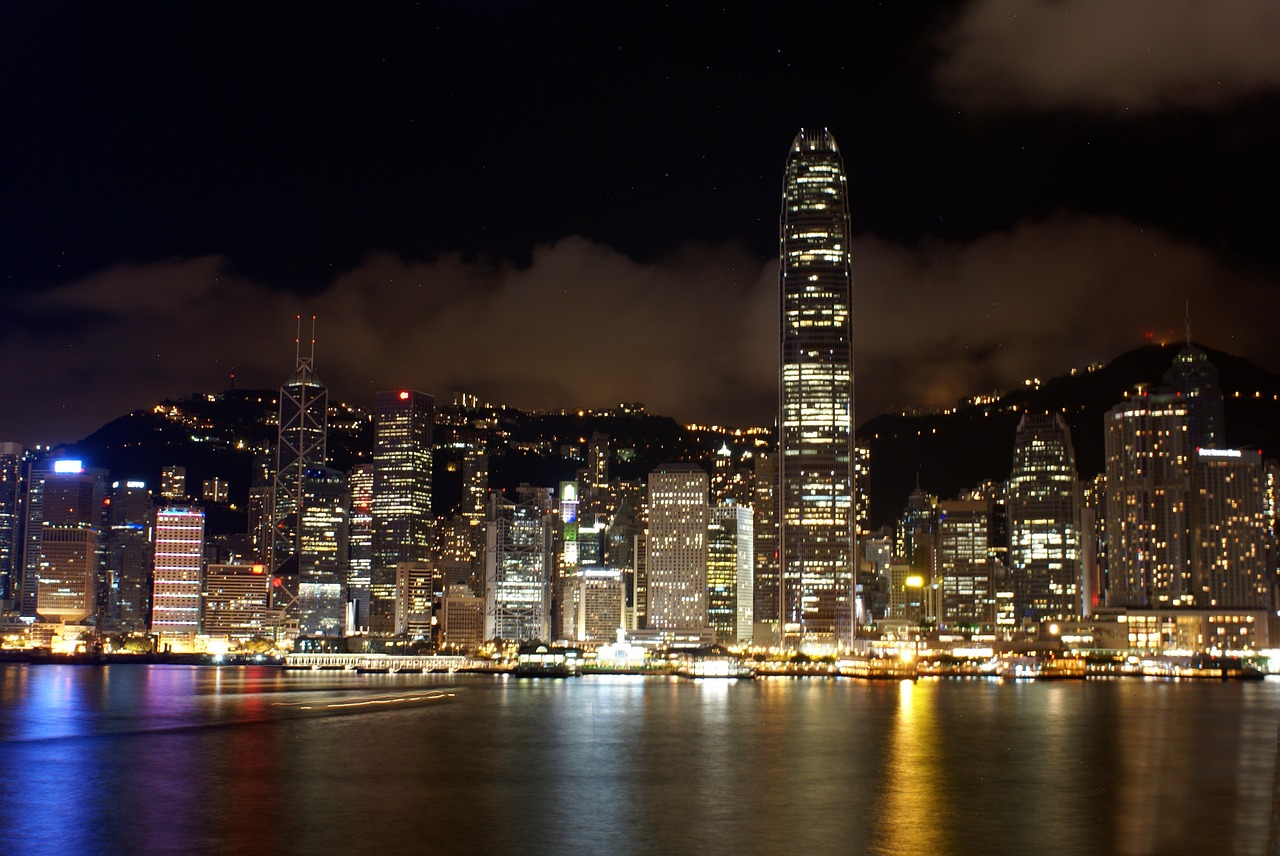 hongkong view skyline free photo