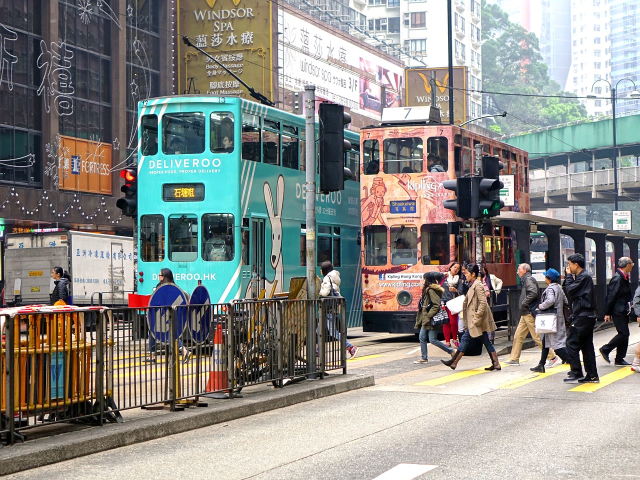 hongkong ting ting car tram free photo