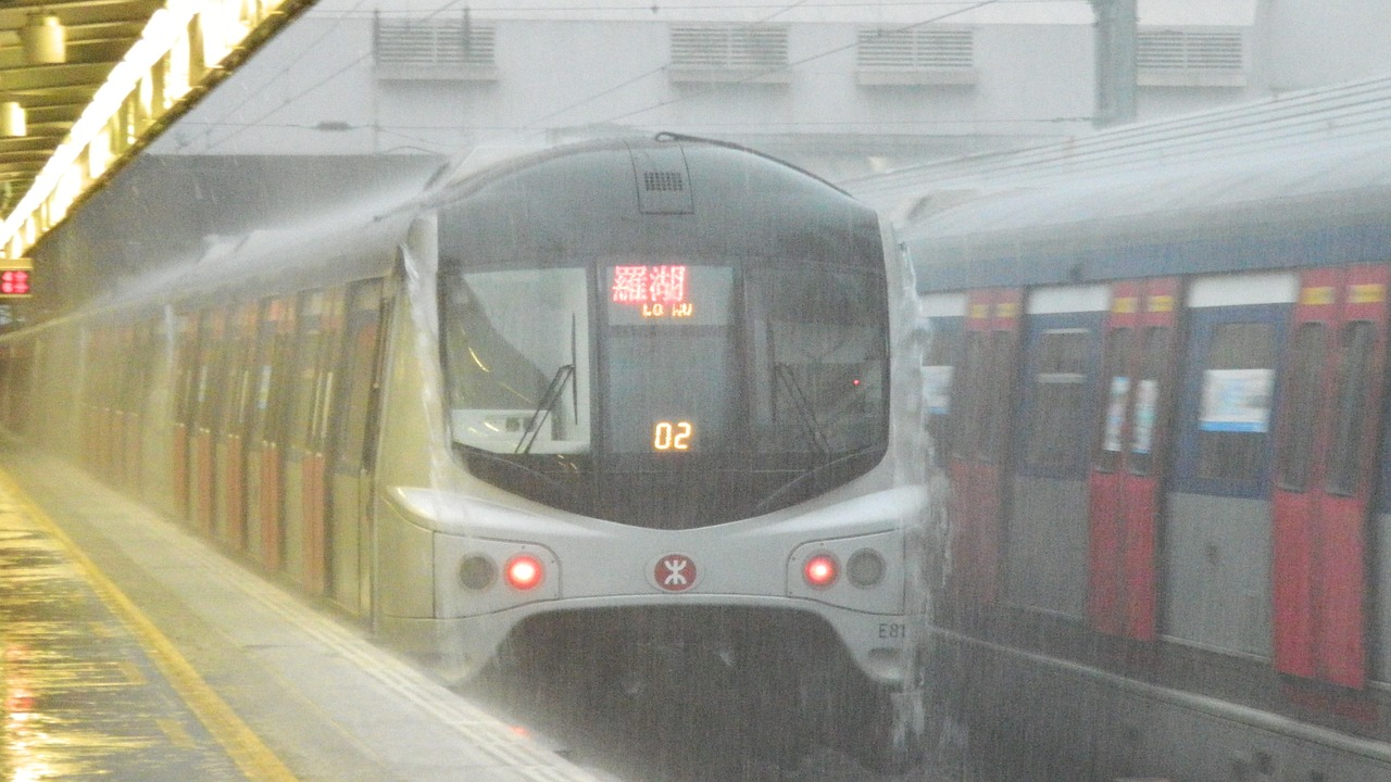 hongkong metro train free photo