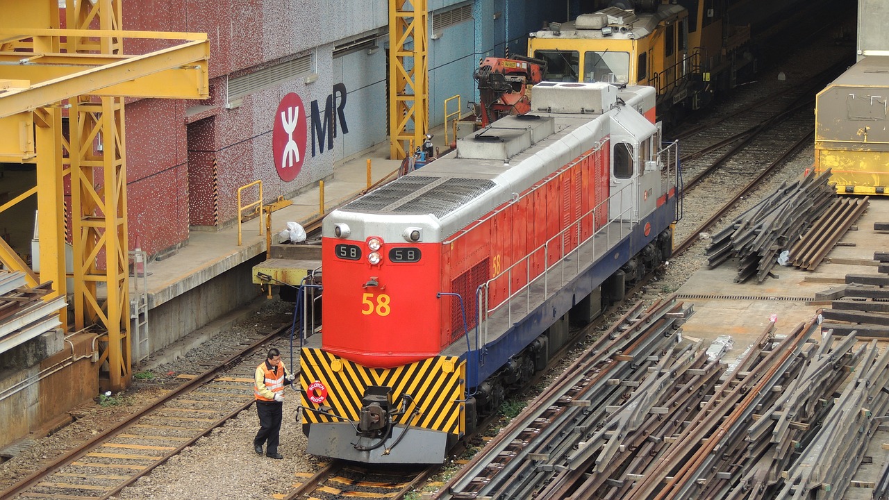 hongkong train rail free photo