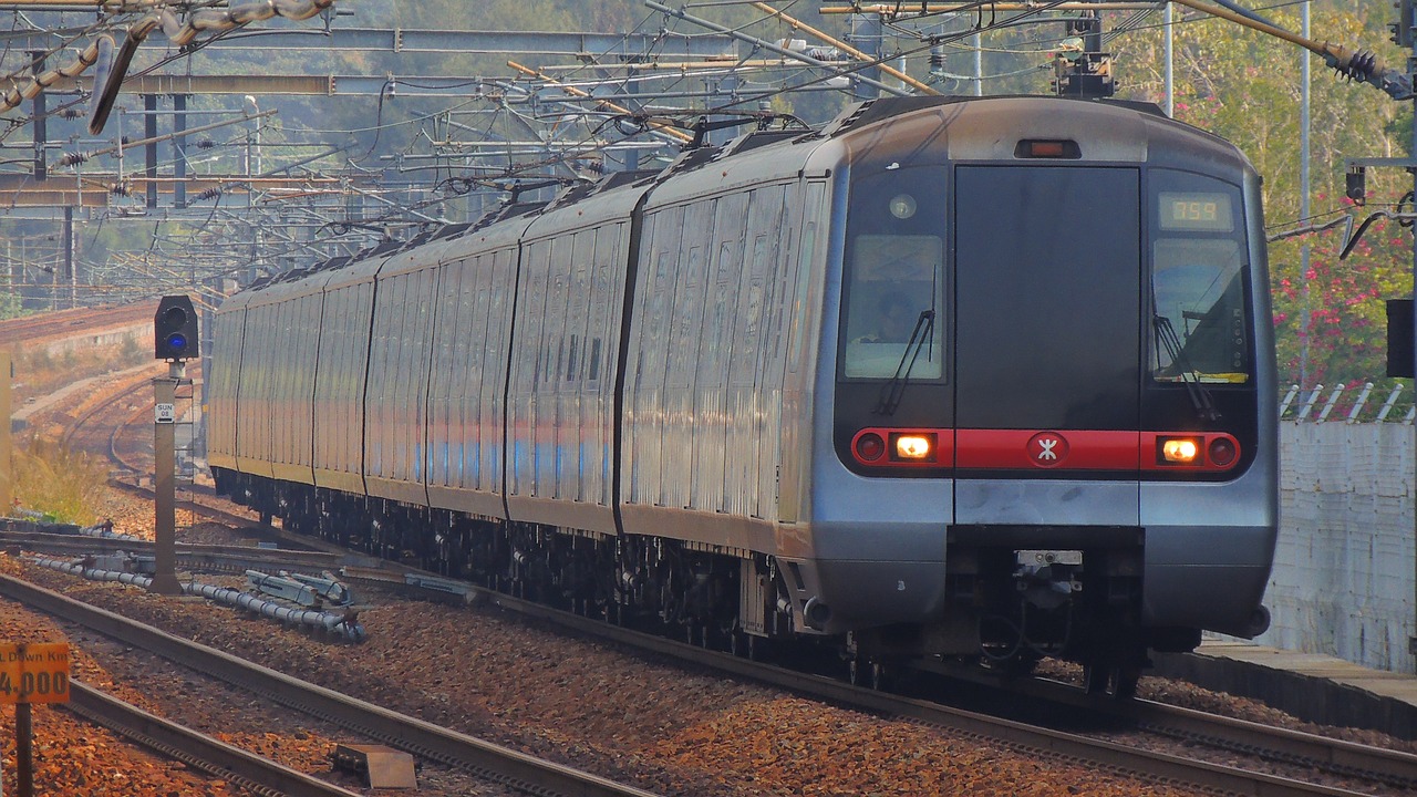 hongkong train rail free photo