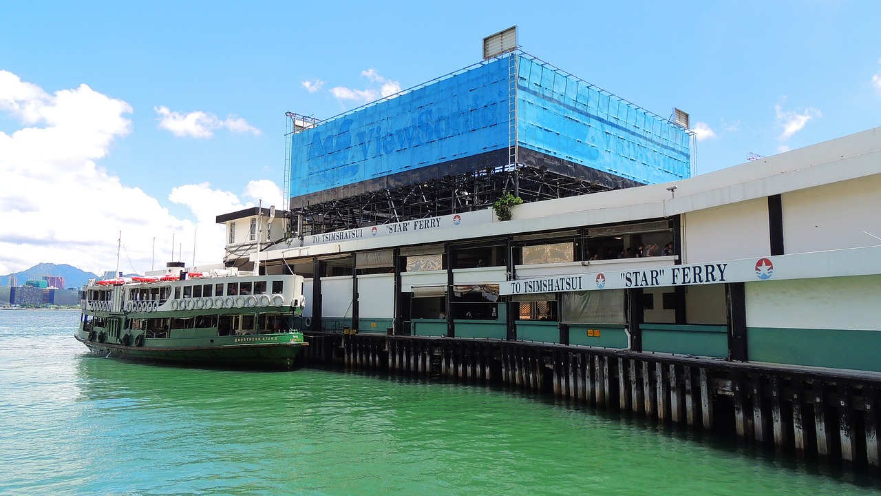 hongkong ferry hong free photo