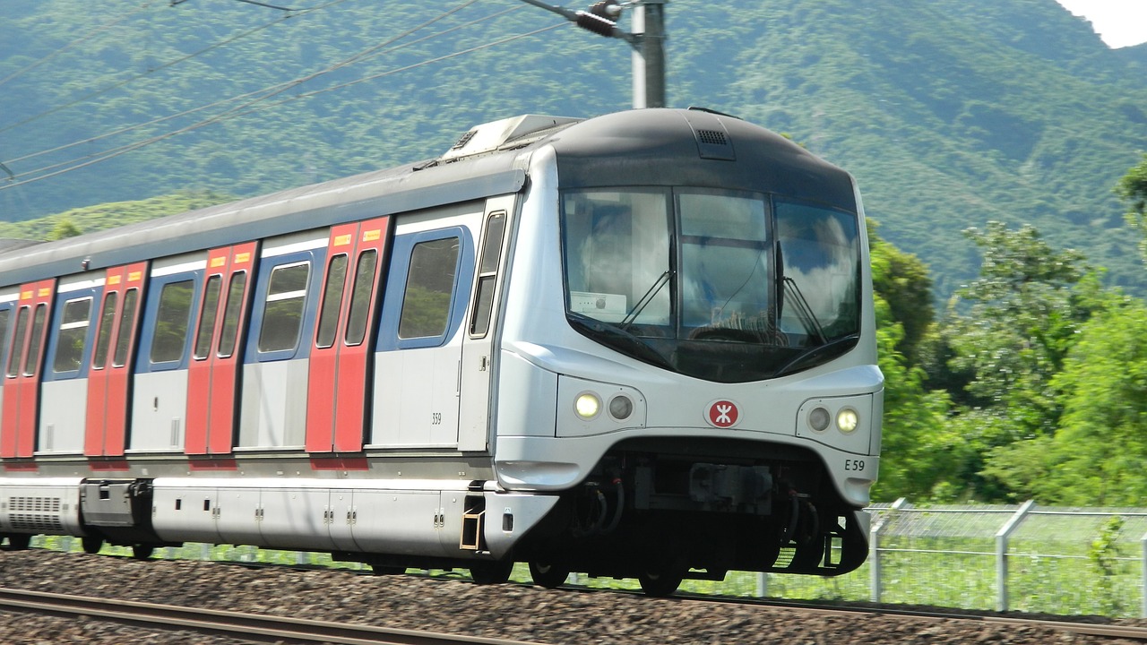 hongkong train city free photo