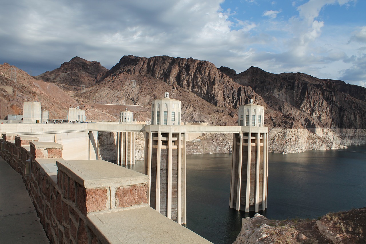 hoover dam  colorado river  nevada free photo