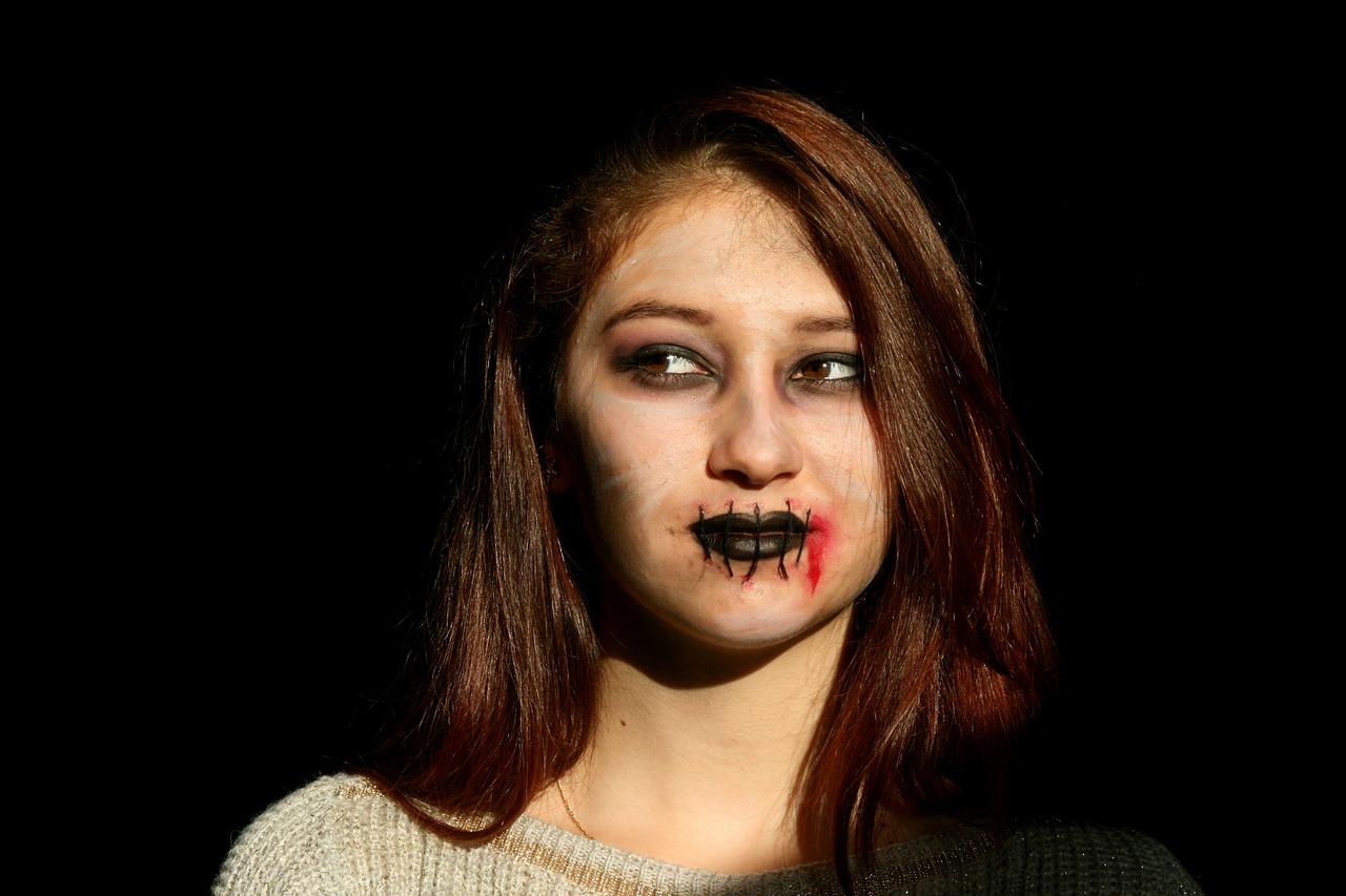 horror halloween girl free photo